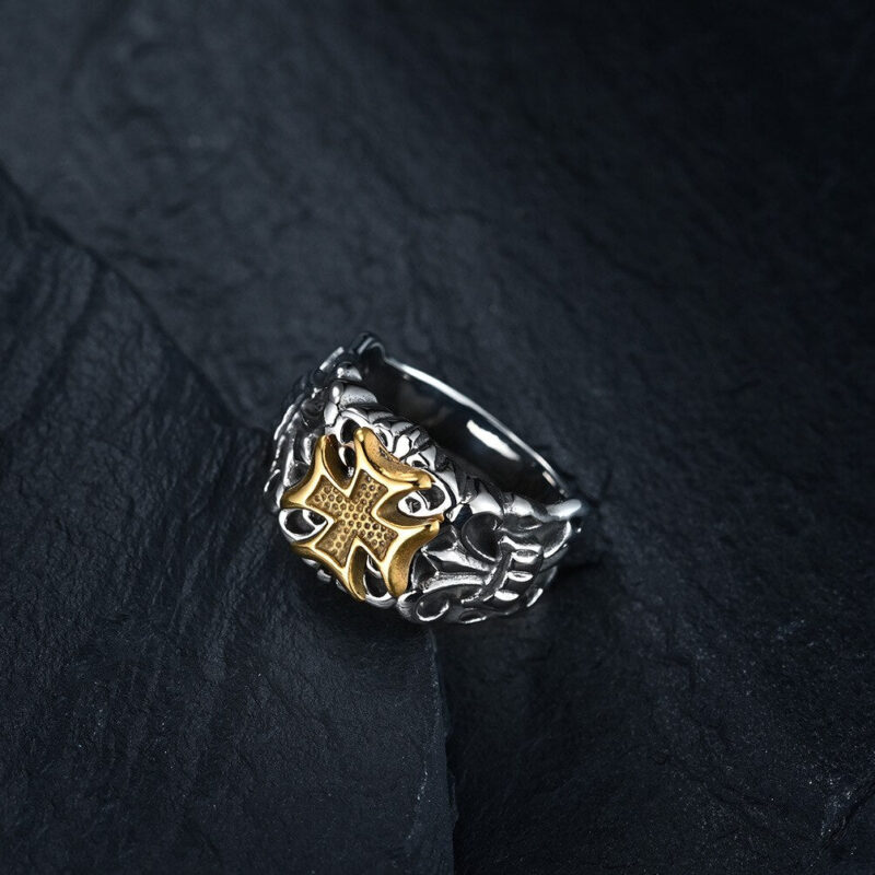 Bague Royale Croix de Malte Homme – Image 3
