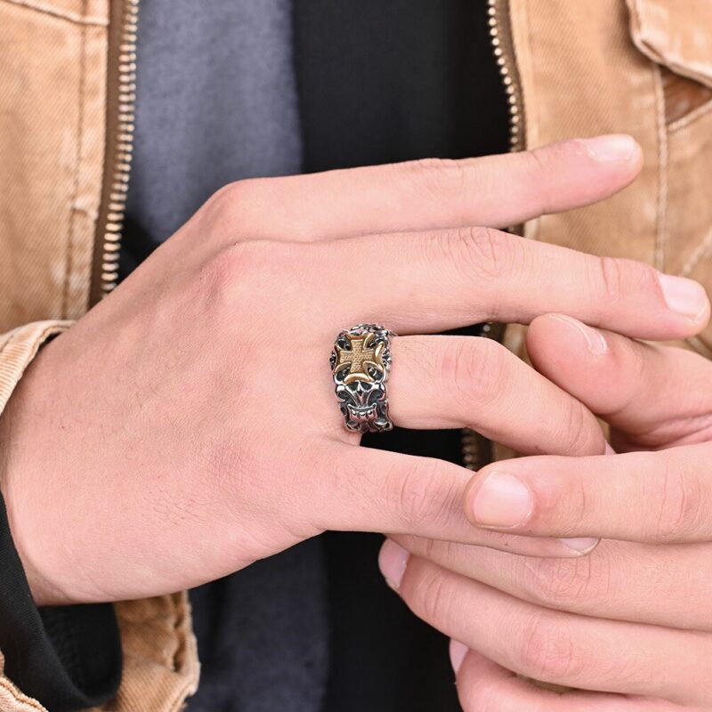 Bague Royale Croix de Malte Homme – Image 2