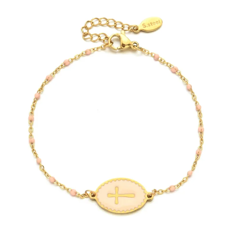 Bracelet avec Médaillon en Forme de Croix – Image 5