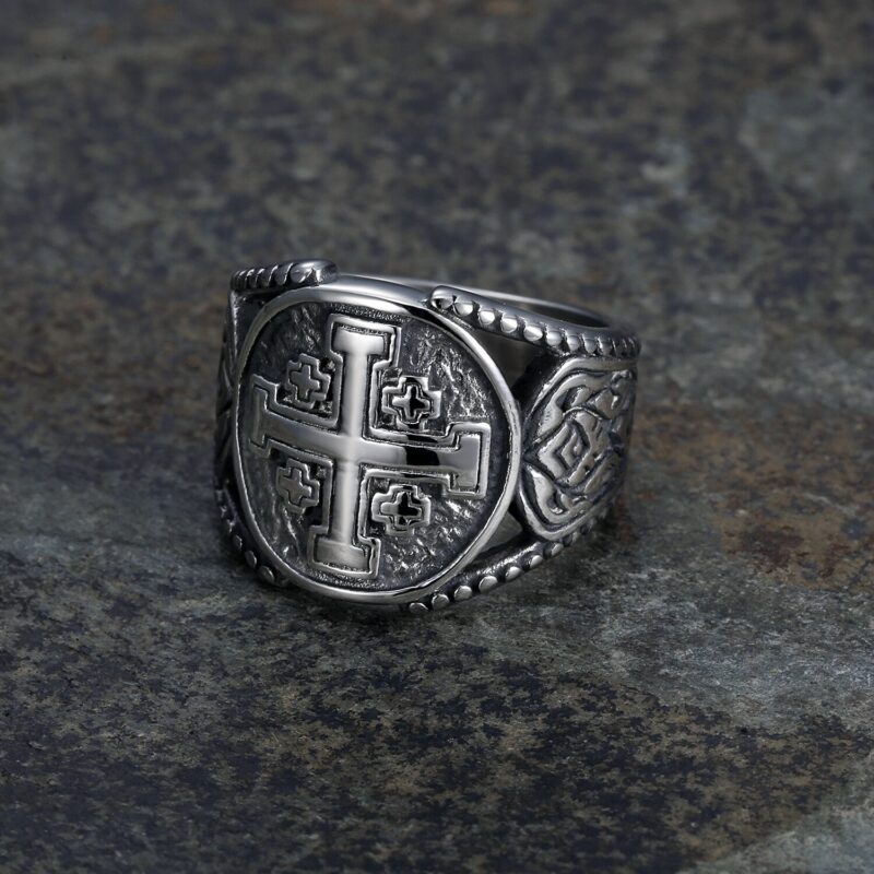 Chevalière Croix de Jérusalem – Image 2