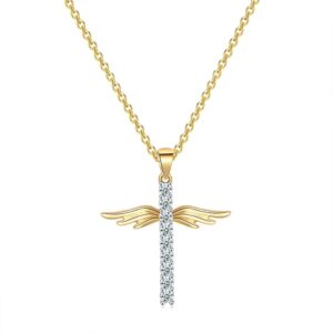 Collier Croix Ailes d'Ange
